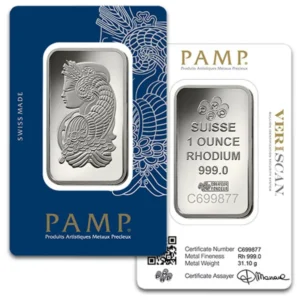 PAMP Suisse Rhodium Bar