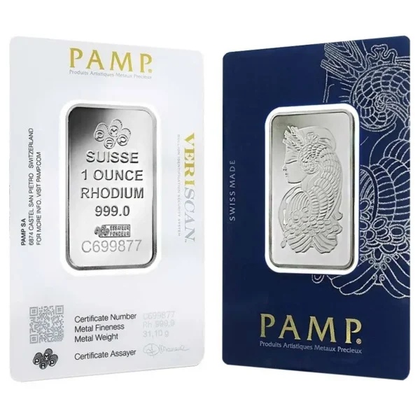 PAMP Suisse Rhodium Bar