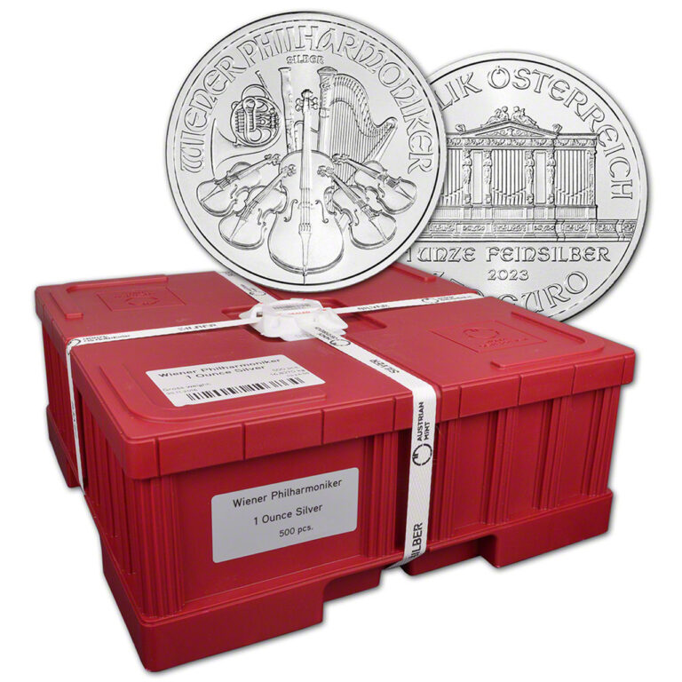 2013 Austrian Silver Philharmonic Mint Sealed Monster Box 500 oz BU