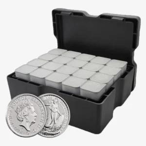 2023 1 oz British Silver Merlin Monster Box (500 Coins BU)