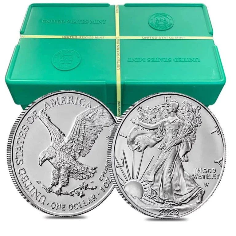 2010 1 oz American Silver Eagle Monster Box (500 Coins BU)